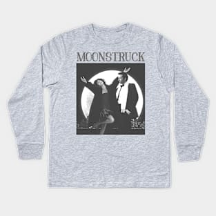 Moonstruck // Movie Retro Kids Long Sleeve T-Shirt